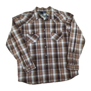 Patagonia Good Shirt Long Sleeve Men's XL Plaid Button Down
